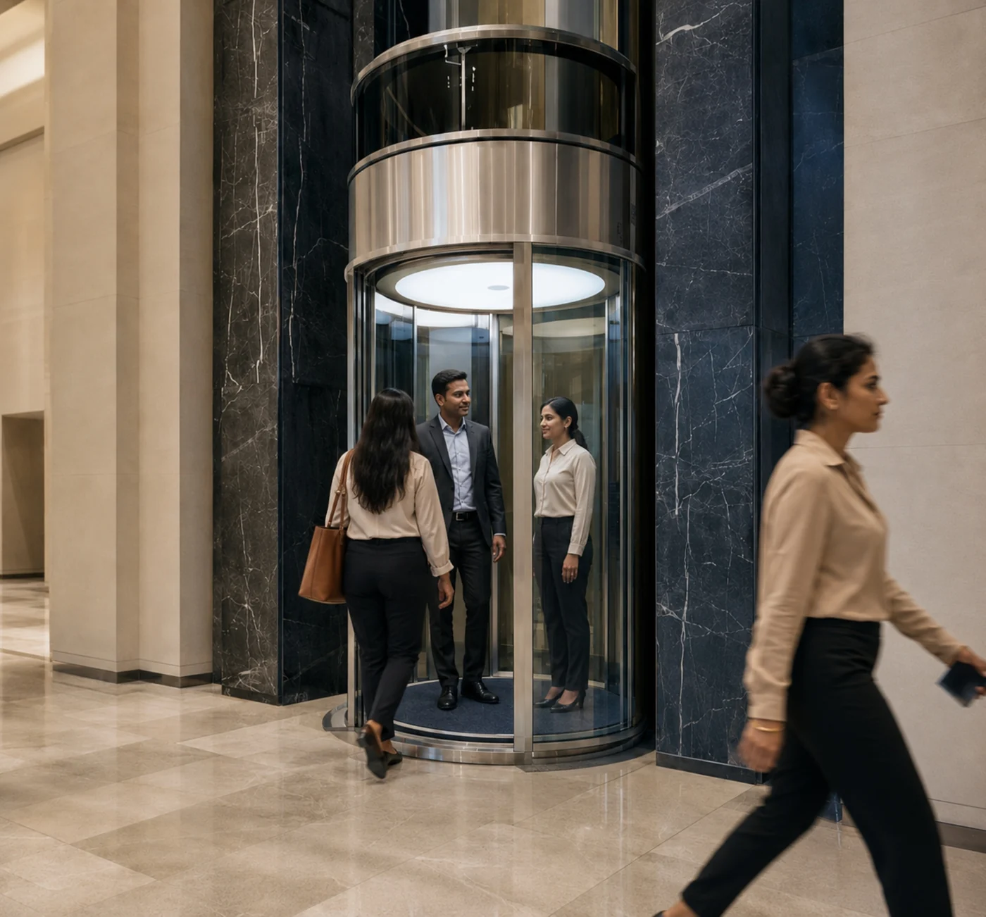 Showroom — capsule elevator — Celestia Elevators
