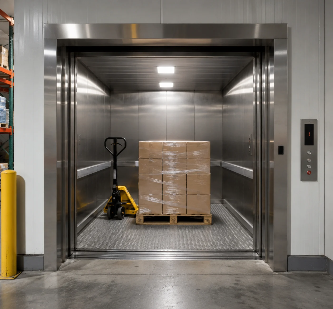 Factory — freight elevator — Celestia Elevators