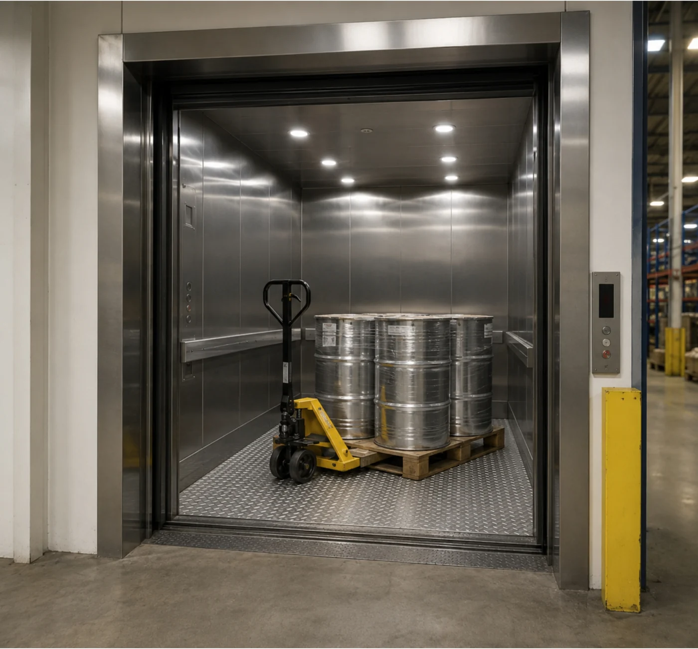 Warehouse — heavy goods lift — Celestia Elevators