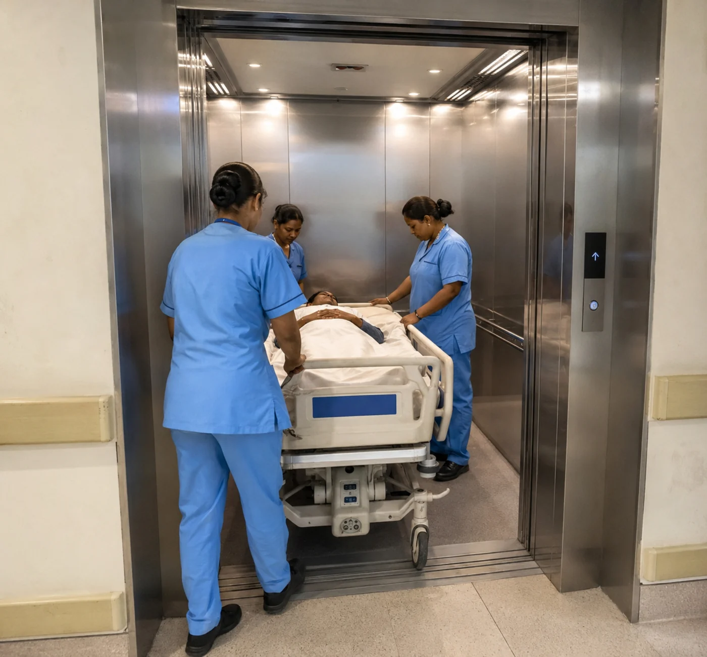 Hospital — bed elevator — Celestia Elevators